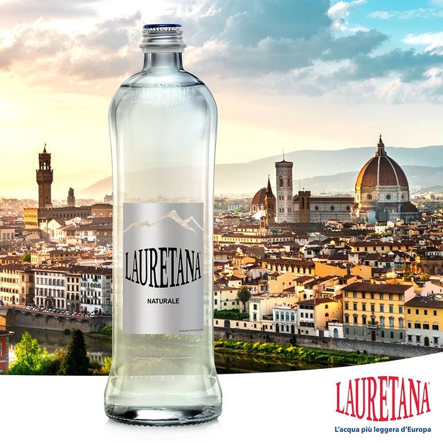 Lauretana Mineral Water, the lightest water in Europe